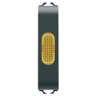 GEWISS GEWGW12644 SPIA DI SEGNALAZIONE AMBRA 1/2M NERO