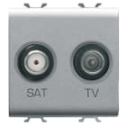 GEWISS GEWGW14383 PRESA TV+SAT 2M TITANIO