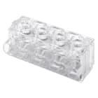 GEWISS - GEWGW44708 MORSETTIERA CON SERRAGGIO A PIASTRINA - 8 VIE x 6MMQ - 450V - TRASPARENTE