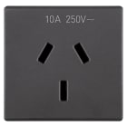 GEWISS - GEWGW21357 PRESA 2P+T 10A ST.AUSTR.SY/BK
