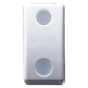 GEWISS - GEWGW20528 COMMUTATORE UNIPOLARE 250V ac - 10AX - CON LENTE NEUTRA SOSTITUIBILE - 1 MODULO - SYSTEM WHITE