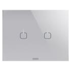 GEWISS - GEWGW16952CT PLACCA ICE TOUCH 3P TITANIO 2 SIMBOLI