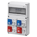 GEWISS - GEWGW68206N Q-DIN14 ASD 4PR.BL.OR.SBF IP44