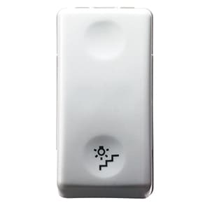 GEWISS - GEWGW20514 PULSANTE UNIPOLARE 250V ac - NA 10A - SIMBOLO SCALE - 1 MODULO - SYSTEM WHITE