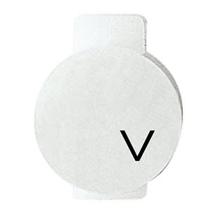 GEWISS - GEWGW20597 LENTE CON SIMBOLO ILLUMINABILE PER APPARECCHI DI COMANDO - FRECCIA VERTICALE BASSO - SYSTEM