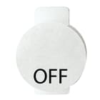 GEWISS - GEWGW20594 LENTE CON SIMBOLO ILLUMINABILE PER APPARECCHI DI COMANDO - SPENTO - SIMBOLO OFF - SYSTEM