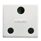 GEWISS GEWGW20209 PRESA 2P+T 16A BRITISH STD CON SCH.SY/WT