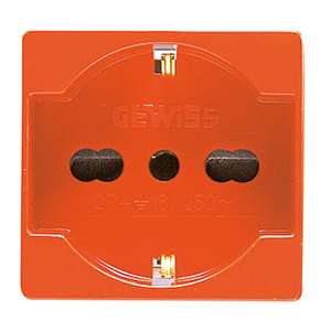 GEWISS GEWGW20287 PRESA 2P+T 16A BIV.ST.ITALIANO/TED.ARAN.
