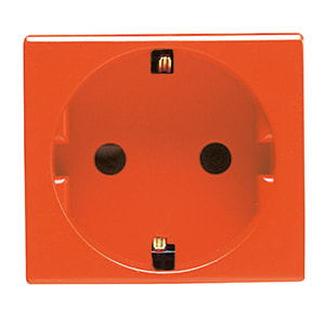 GEWISS GEWGW20288 PRESA 2P+T 16A ST.TEDESCO ARANCIO
