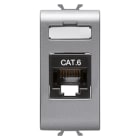GEWISS GEWGW14423 CONNETTORE RJ45 1M CAT.6 UTP TITANIO
