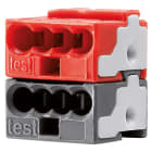 GEWISS GEWGW90807 MORSETTI NERO-ROSSO