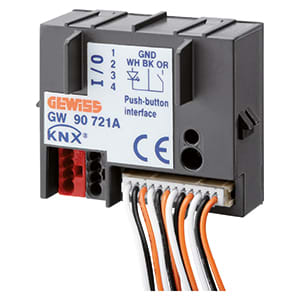 GEWISS GEWGW90721A INTERFACCIA CONTATTI 4 CANALI KNX