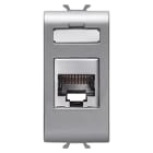 GEWISS - GEWGW14424 CONNETTORE RJ45 1M CAT.6 FTP TITANIO