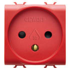GEWISS GEWGW10291 PRESA 2M 2P+T 16A L.DEDIC.ST.ISR.ROSSA