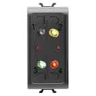 GEWISS - GEWGW12940 INSERITORE PARZIALIZZATORE DA INCASSO - ANTIFURTO FILARE - NERO - CHORUSMART