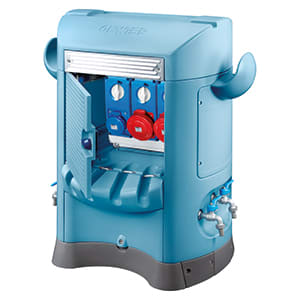 GEWISS - GEWGW68803A QMC125B 1 2P+T 16A 2 3P+N+T32A IP55 AZZ