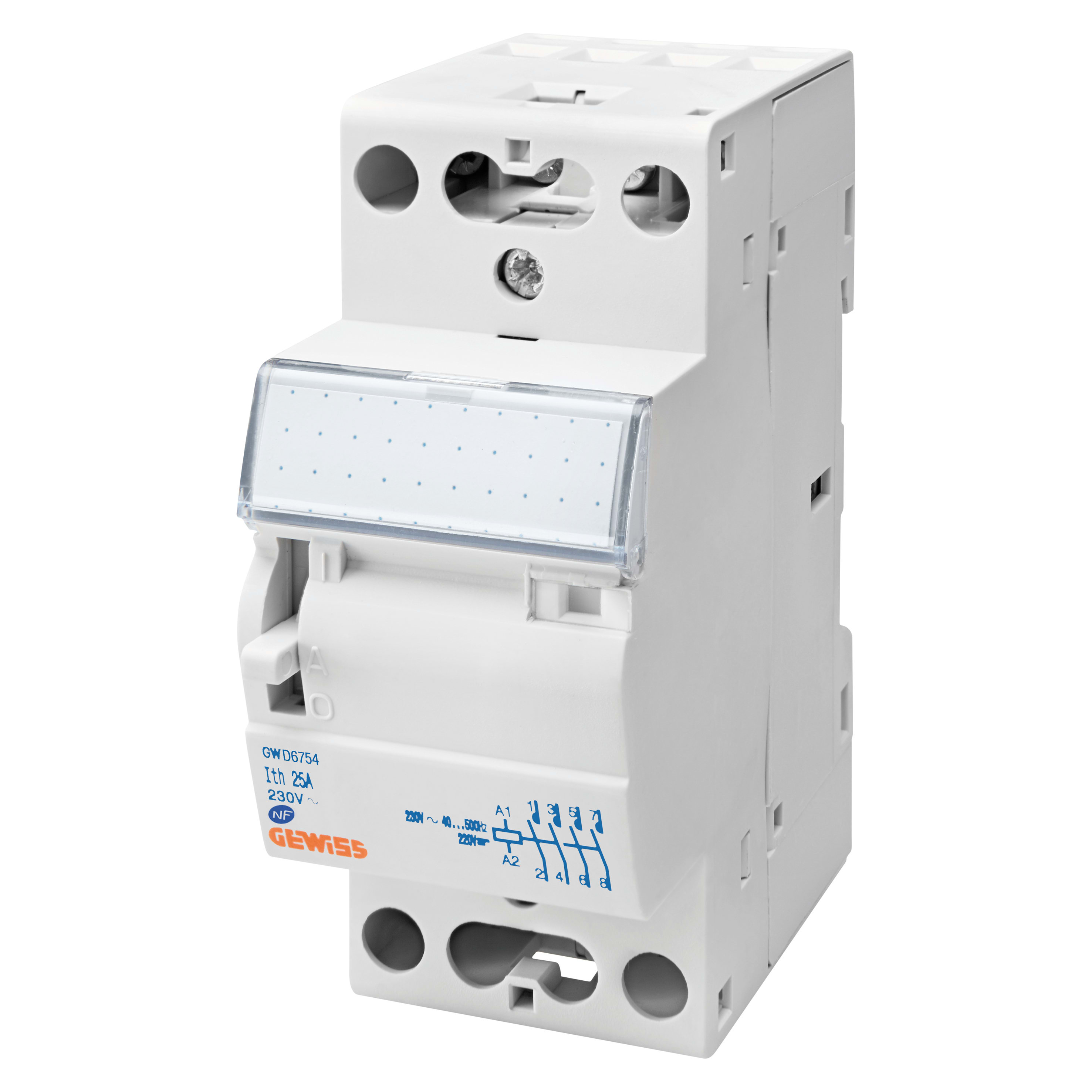 GEWISS - GEWGWD6753 CONTATTORE CTRM - 25A 4NA 24V - 2 MODULI