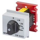 GEWISS - GEWGW96851 COMMUTATORE VOLTMETRICO - 4 POSIZIONI FASE-NEUTRO 16A 690V - 3 MODULI