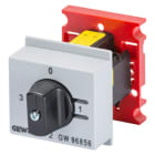 GEWISS - GEWGW96856 COMMUTATORE AMPEROMETRICO - 4 POSIZIONI 16A 690V - 3 MODULI