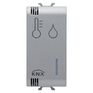 GEWISS - GEWGW14799H SONDA TERMOREGOLAZIONE/UMIDITÀ - KNX - 1 MODULO - TITANIO - CHORUSMART