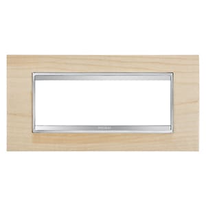 GEWISS - GEWGW16206LA PLACCA LUX 6P ACERO