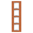 GEWISS - GEWGW16229LC PLACCA LUX INT.2+2+2+2P V.CILIEGIO