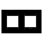 GEWISS - GEWGW16423TN PLACCA GEO INTERNATIONAL - IN TECNOPOLIMERO - 2+2 POSTI ORIZZONTALE - NERO TONER - CHORUSMART