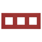 GEWISS - GEWGW16426VR PLACCA GEO INT.2+2+2P O.RUBINO