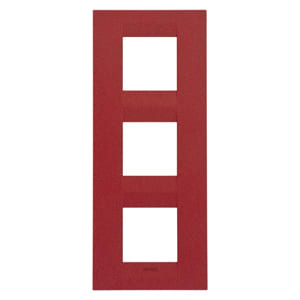 GEWISS - GEWGW16427VR PLACCA GEO INT.2+2+2P V.RUBINO