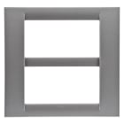 GEWISS - GEWGW22287 PLACCA 8M TITANIO METALLIZ.SYSTEM VIRNA