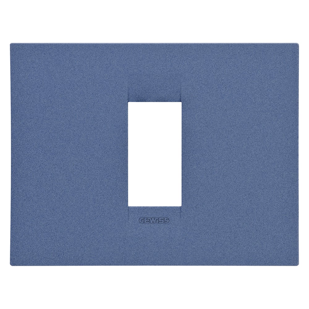 GEWISS - GEWGW16401VB PLACCA GEO 1P BLU MARE