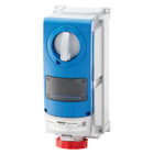 GEWISS - GEWGW66991 PRESA FISSA INTERBLOCCATA VERTICALE - CON FONDO -PER MONTAGGIO APPARECCHIATURE MODULARI - IMPIEGHI GRAVOSI - 2P+T 32A 380-415V-50/60HZ 9H-IP66