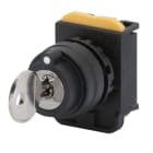 GEWISS - GEWGW74412 SELETTORE A CHIAVE CON POSIZIONE FISSA E CHIAVE ESTRAIBILE FORMA TONDA - TIPO 1-0-2 - 3 POSTI