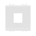 GEWISS - GEWGW10433 ADATTATORE PREDISPOSTO PER LALLOGGIAMENTO DI CONNETTORI DATI - TIPO AMP/KEYSTONE JACK - 2 MODULI - BIANCO LUCIDO - CHORUSMART