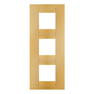 GEWISS - GEWGW16427MO PLACCA GEO INT.2+2+2P V.ORO