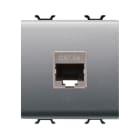 GEWISS - GEWGW14436 PRESA RJ45 - CATEGORIA 5e - FTP - 2 MODULI - TITANIO - CHORUSMART