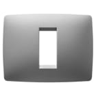 GEWISS - GEWGW16101VT PLACCA ONE - IN TECNOPOLIMERO VERNICIATO - 1 POSTO - TITANIO - CHORUSMART
