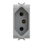 GEWISS - GEWGW10299 PRESA 2P+T 16A STD SUDAFRICANO 1M BIANCO