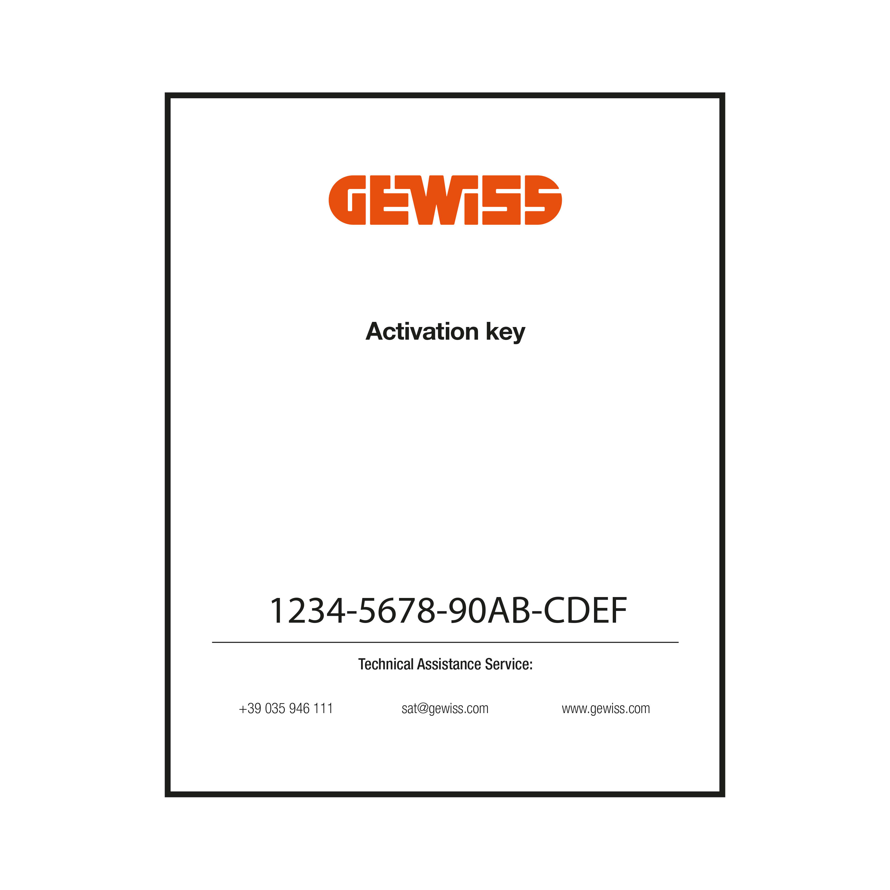 GEWISS GEWGWA9001 LICENZA ILLIMITATA PER SMART GATEWAY