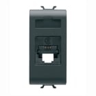 GEWISS GEWGW12401 CONNETTORE TELEFONICO RJ11 1M NERO