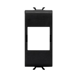 GEWISS - GEWGW12438 ADATTATORE PREDISPOSTO PER LALLOGGIAMENTO DI CONNETTORI DATI - TIPO SYSTIMAX COMMSCOPE - 1 MODULO - NERO SATINATO - CHORUSMART
