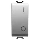 GEWISS - GEWGW14004 INTERRUTTORE BIPOLARE 250V ac - 16AX - NEUTRO - SIMBOLO 0/1 - 1 MODULO - TITANIO - CHORUSMART