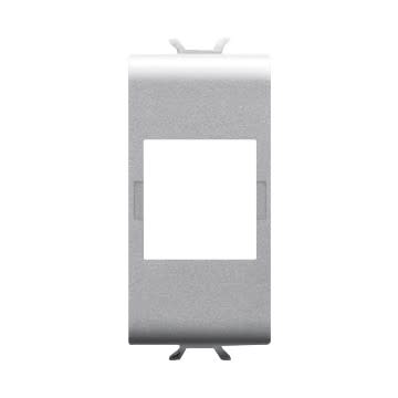 GEWISS - GEWGW14438 ADATTATORE PREDISPOSTO PER LALLOGGIAMENTO DI CONNETTORI DATI - TIPO SYSTIMAX COMMSCOPE - 1 MODULO - TITANIO - CHORUSMART