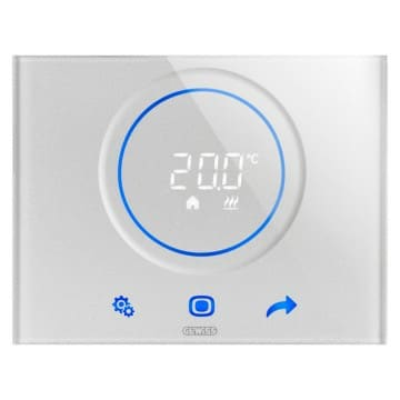 GEWISS - GEWGW16970CT TERMOSTATO ICE WI-FI DA PARETE TITANIO