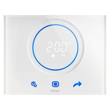 GEWISS - GEWGW16976CB TERMOSTATO ICE KNX DA PARETE BIANCO