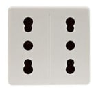 GEWISS - GEWGW20291 PRESA MULTIPLA 2P+T 16A BIV.ST.ITA.SY/WT