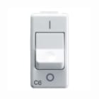 GEWISS - GEWGW20434 INTERRUT.AUT.MAGN.1P+N C6 3KA 230V SY/WT