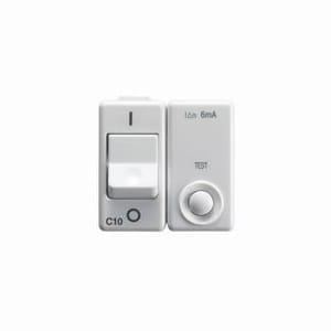 GEWISS - GEWGW20438 INTERRUTTORE AUTOMATICO MAGNETOTERMICO DIFFERENZIALE - 230V ac - CLASSE A - 1P+N 10A 3kA 10mA CURVA C - 2 MODULI - SYSTEM WHITE