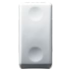 GEWISS - GEWGW20510 PULSANTE UNIPOLARE 250V ac - NA 10A - NEUTRO - 1 MODULO - SYSTEM WHITE