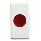 GEWISS - GEWGW20603 SPIA DI SEGNALAZIONE SINGOLA - 12/24/250V - ROSSO - 1 MODULO - SYSTEM WHITE